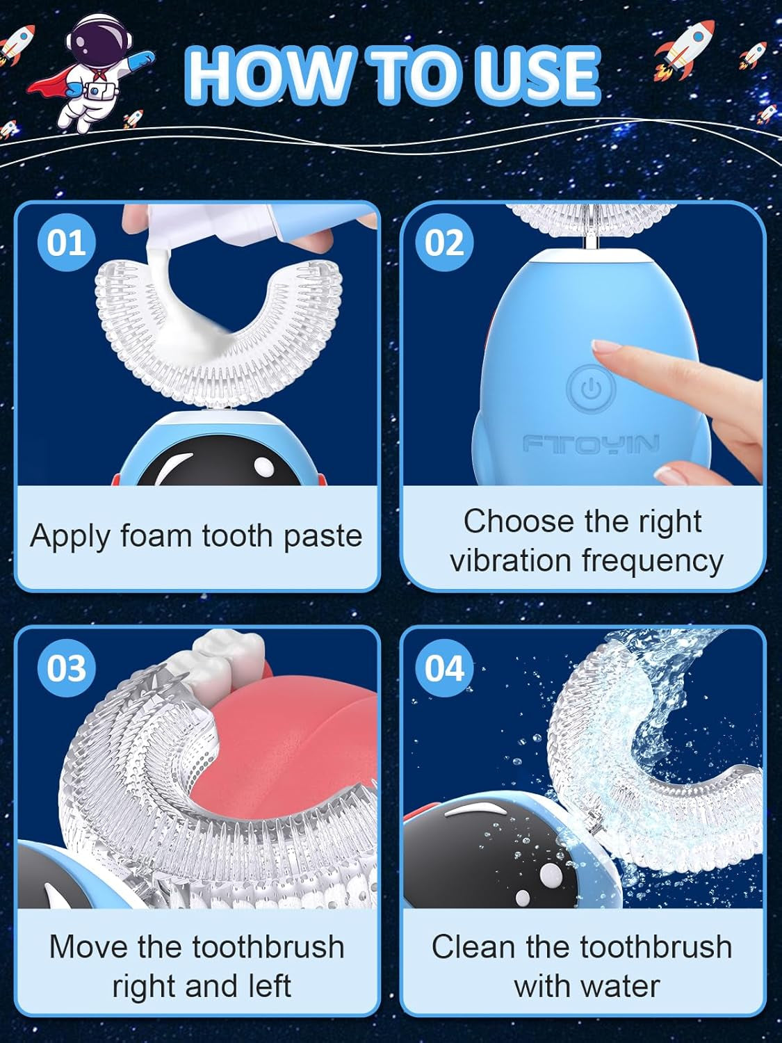 Astronaut - 360 Ultrasonic Toothbrush