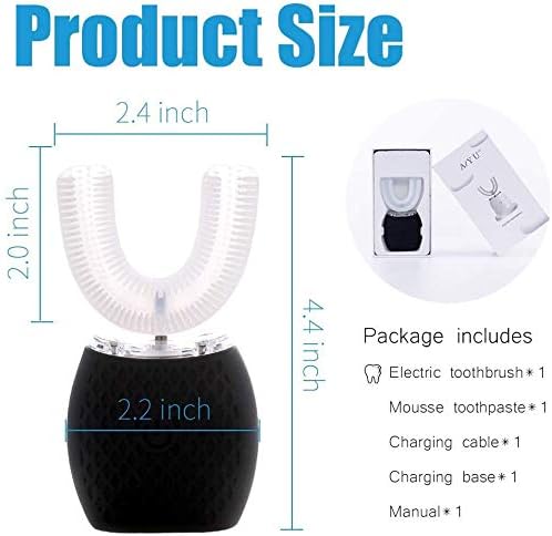 Adult Black -360 Ultrasonic Toothbrush