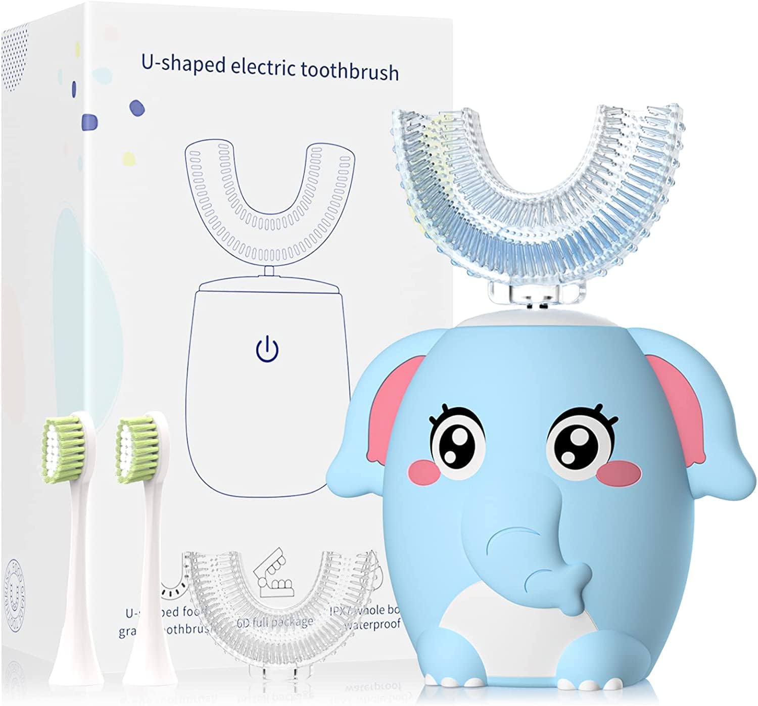  Blue Elephant (Age 2-7) - 360 UltraSonic Electric Toothbrush