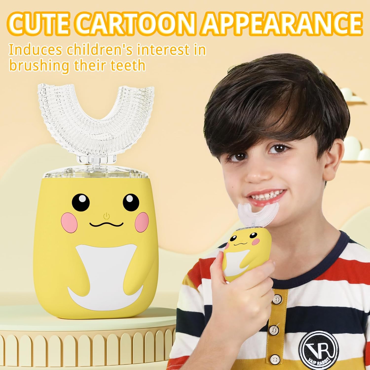 Pikachu (Age 8-14) - 360 UltraSonic Electric Toothbrush