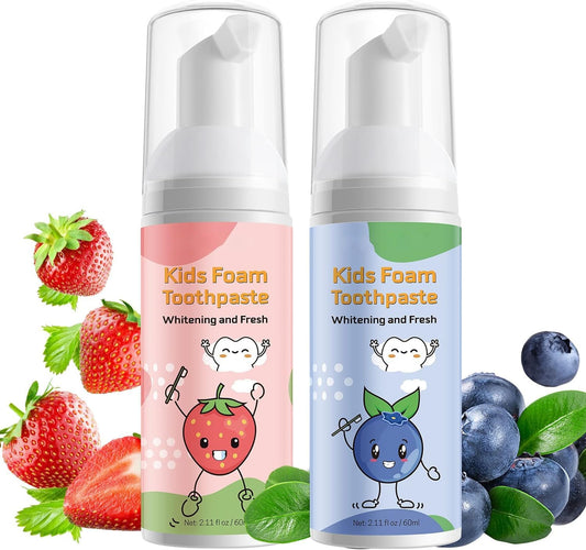 Foam Toothpaste for Kid (Strawberry & Blueberry)