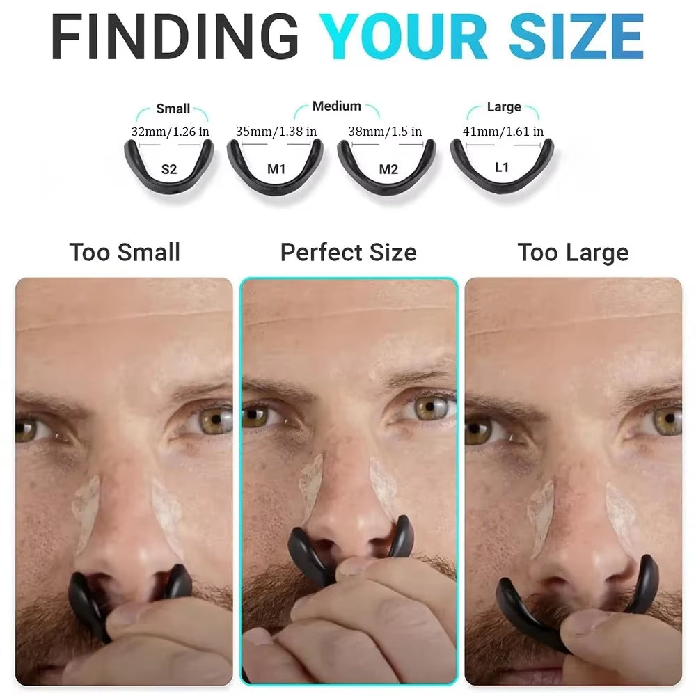 Nasal Breathing Dilators Starter Kits Anti-Snoring Nose Breathe Strips Magnetic Nose Strips Increase Sports Air Improve Sleeping